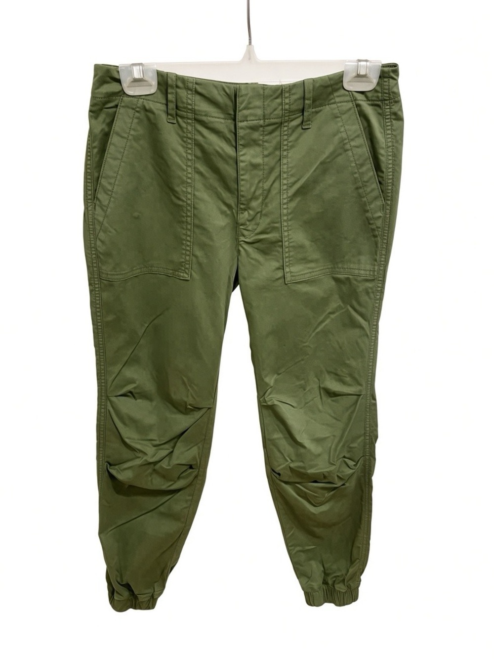 American Eagle Olive Green Cargo Stretch Pants Size 0 Womens
